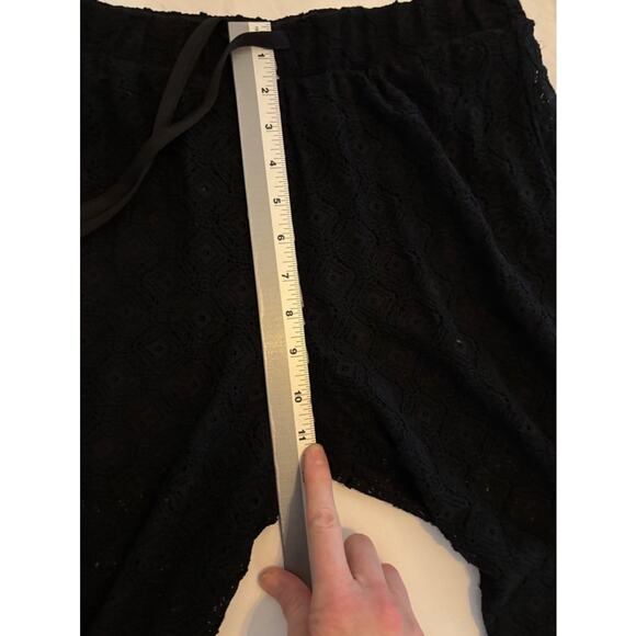 No Boundaries Witchy Whimsigoth Crochet Flare Sheer Pants Undershorts L(11/13) - Picture 6 of 8